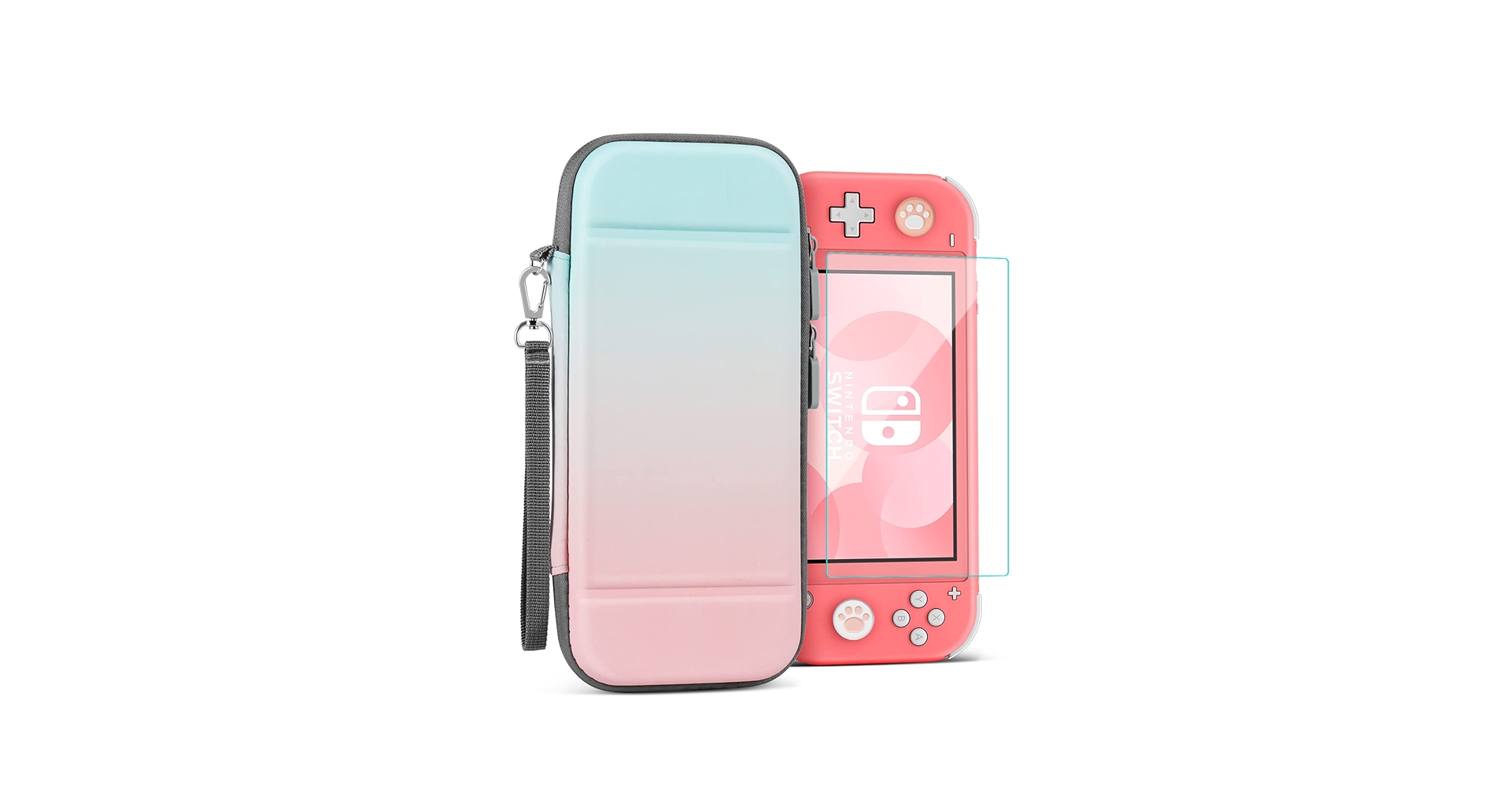 Nintendo Switch 本体 ピンク/青　ケース装着済み 61oE+rqWK2L.jpg_BO30,255,255,